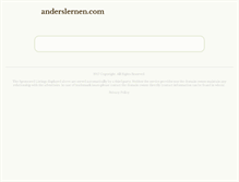 Tablet Screenshot of anderslernen.com